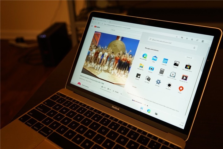 开发人员在苹果MacBook上成功运行Win10
