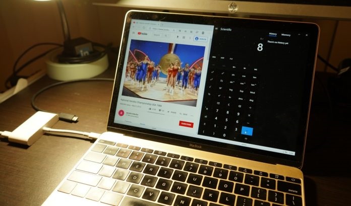 开发人员在苹果MacBook上成功运行Win10