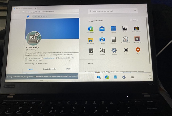 开发人员在苹果MacBook上成功运行Win10