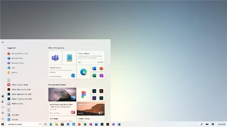 微软发布Win10新开始菜单UI设计