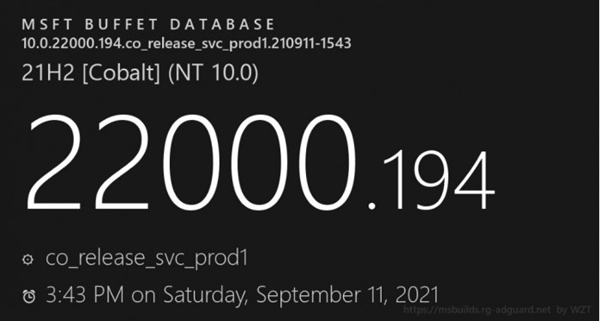 Windows11 Build 22000.194