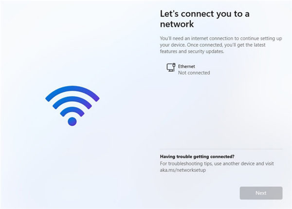 Win11强制要求使用微软账户登