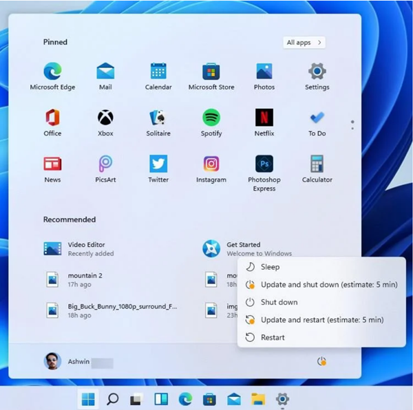 新增更新时间！微软Win11关机、重启时