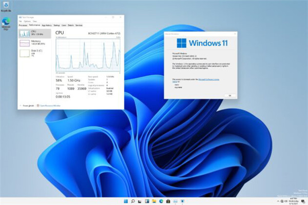 微软Win11首个预览版成功在树莓派4代运