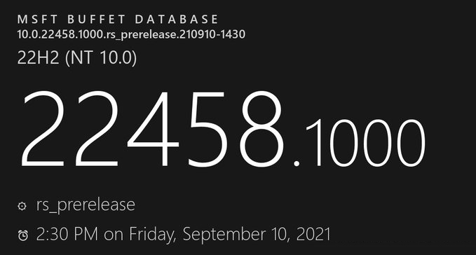 微软最新Windows 11 22458.1000(rs_pre