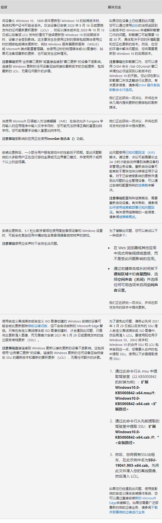 Win10发布KB5003214