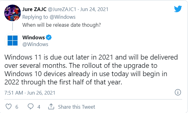 2022年Win10才能免费升级Win11！