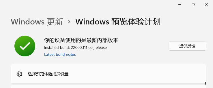 微软最新Win11 build 22000.111正式来