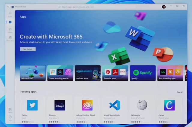 Win11商店只支持Win32应用