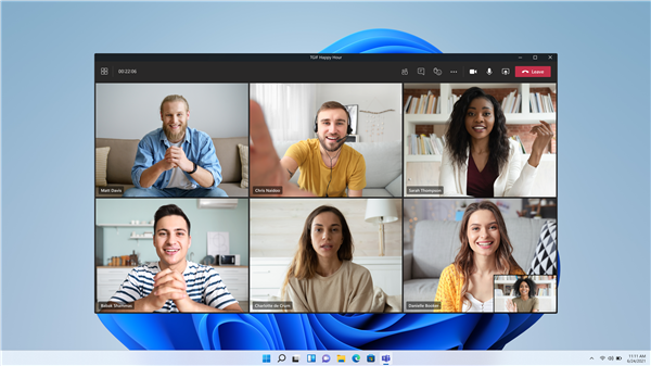 微软Windows11首个Microsoft Teams