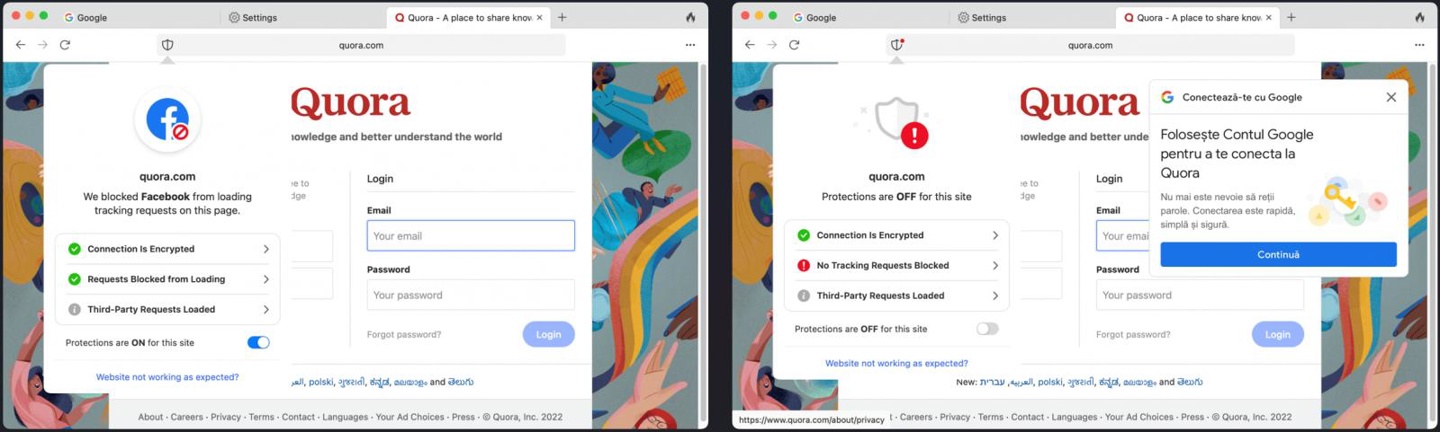出于保护隐私考虑，DuckDuckGo 应用和