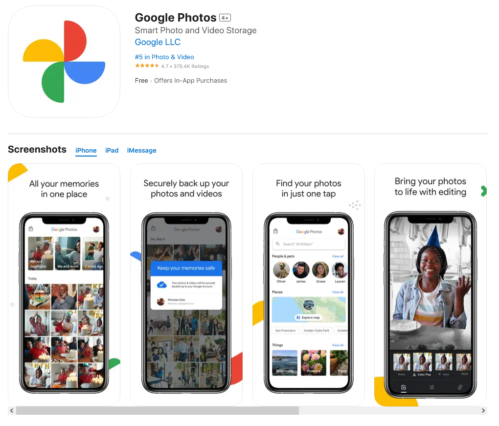 谷歌更新 Google Photos 应用，修复不