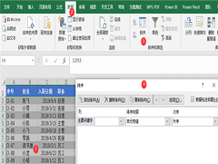 WPS Excel利用自定义序列方法进行排序技巧