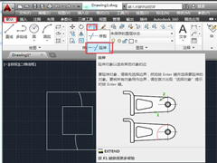 AutoCAD2014怎么怎么延伸图形？AutoCAD延伸图形的方法