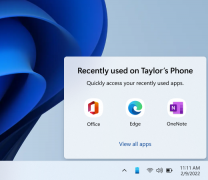 微软：Win11你的手机应用可更快地获取最近三个安卓App！