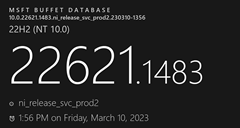微软Win11 22H2 KB5023778(22621.1483)RP预览版来啦！附完整更新日志